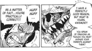 Kinemon hinting at his hate towards "dragons" (Image via Shueisha)
